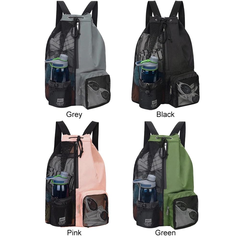 Dry Bag Borsa da Palestra Sportiva con Coulisse, Zaini portaoggetti da Spiaggia con Tasche bagnate, Maglia Spessa, Leggera e Confortevole Zaino Impermeabile(Pink)