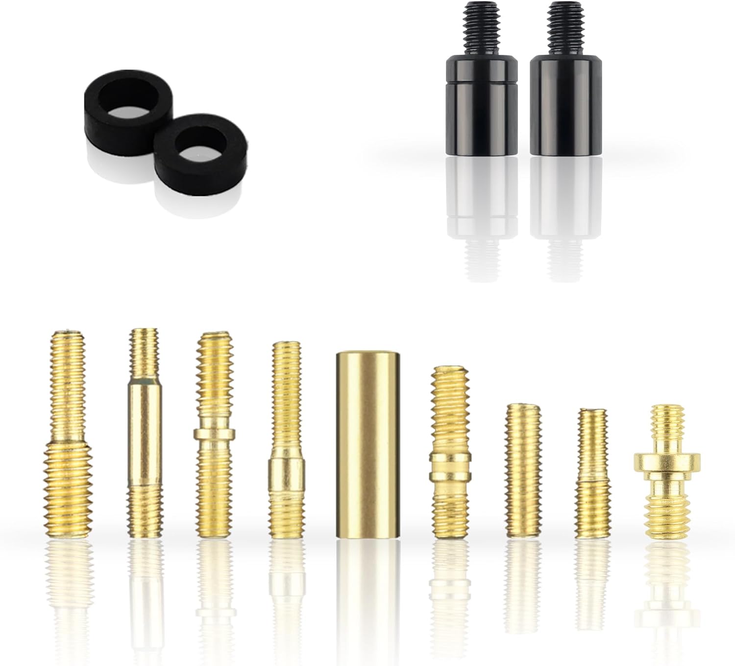 Turcee 13PCS Truck Antenna Adapter Kit - 11 Screws + 2 Washers for Jeep Wrangler, Toyota, Ford F-150, GMC Sierra - Easy Bullet Antenna Upgrade