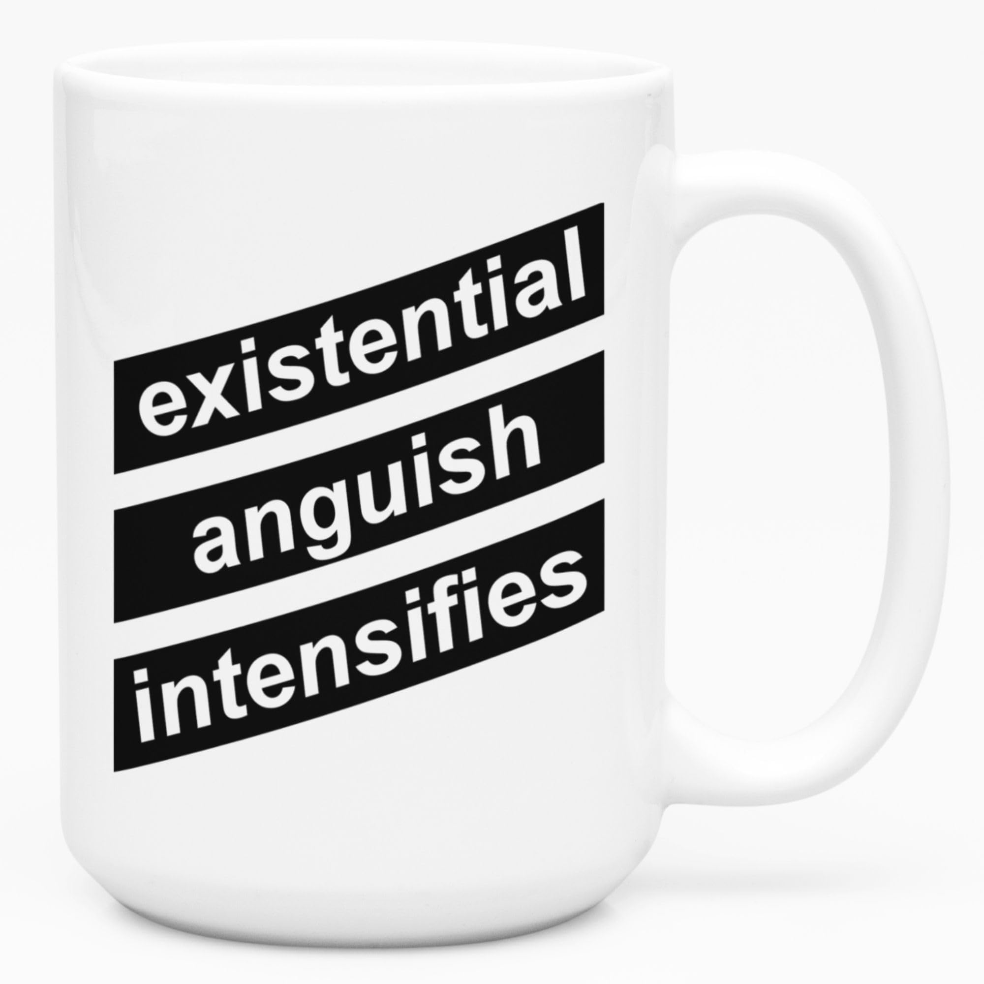 LookHUMAN Taza de café de cerámica blanca con texto en inglés It's Not