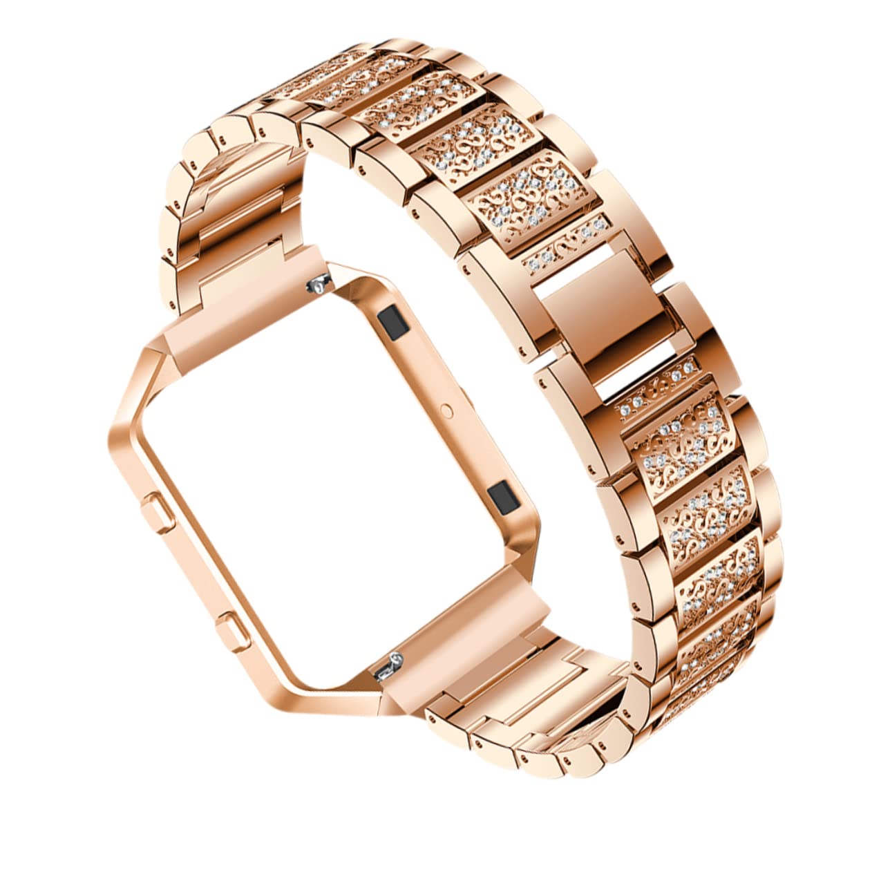 Hemobllo 3 Pièces Montre Femme Correa Para Mujer Bracelet Montres Pour Femmes Dames Bracelets e Coque De Protection Bandes De Poignet Pour Femmes De e En Métal