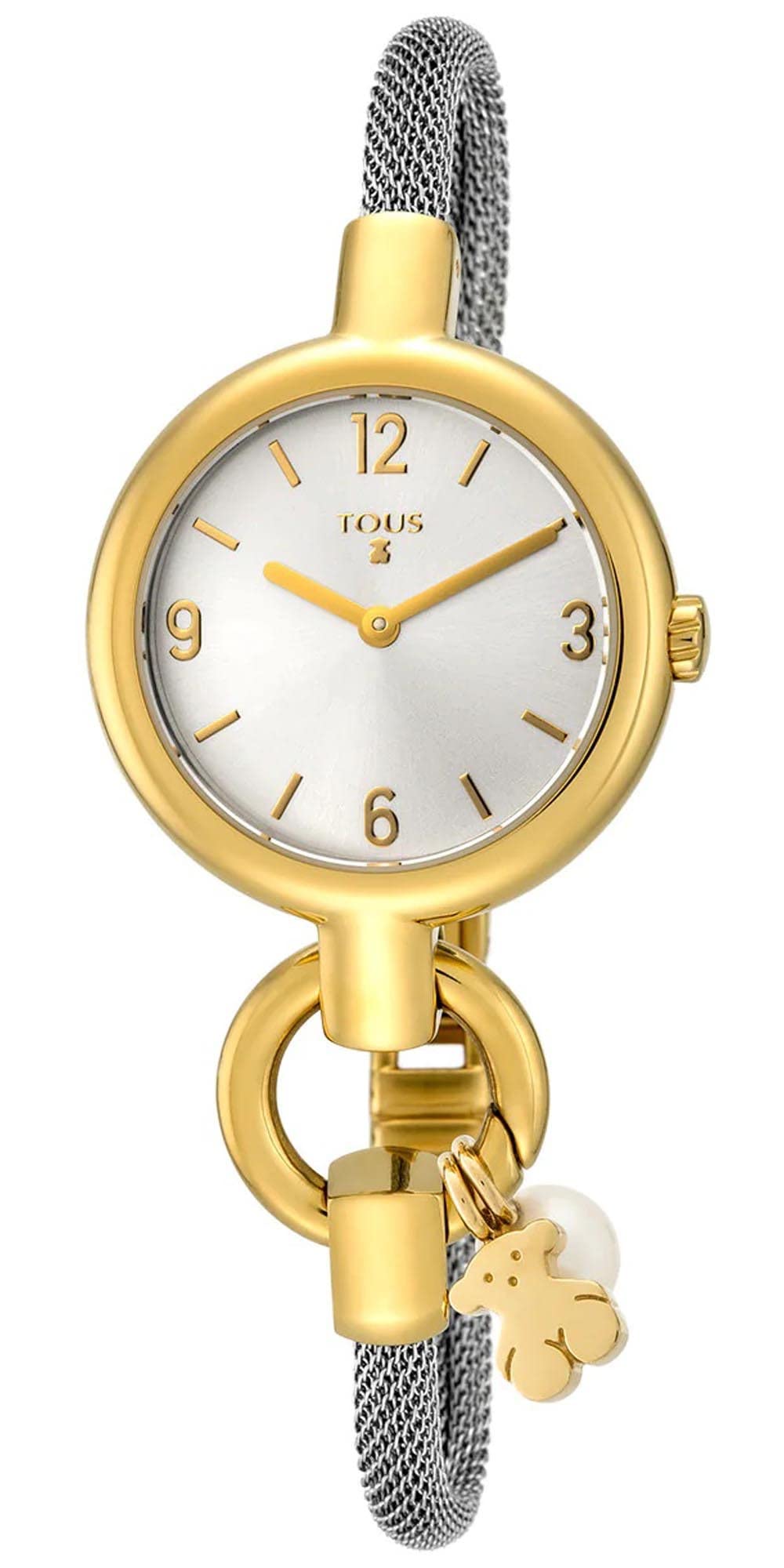 TOUS Watches Hold Reloj para Mujer Analógico de Cuarzo con Brazalete de Acero Inoxidable 800350860