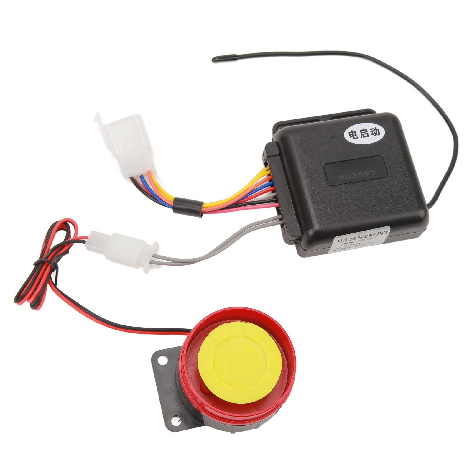 Alarma de Seguridad con Control Remoto, de Alarma Bidireccional de Alta Sensibilidad de 4 Botones para Motocicleta Fácil de Operar para Scooter