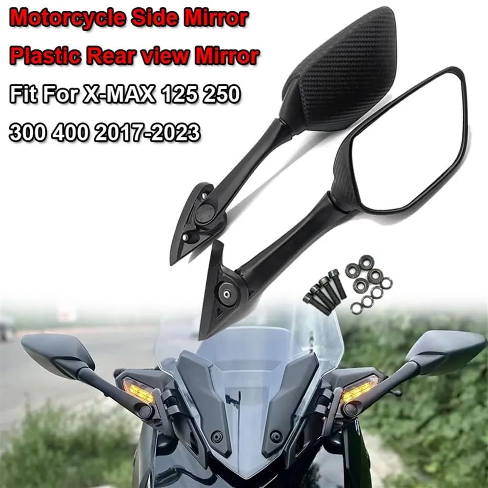 Rétroviseur Gauche Vicma Pour Yamaha X-MAX 125 2014-2017 - Noir, Filetage 10 Mm