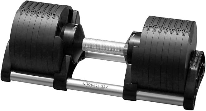 NUO Flexbell, Adjustable Dumbbell, 44.1 lbs 20 kg, 70.5 lbs 32 kg