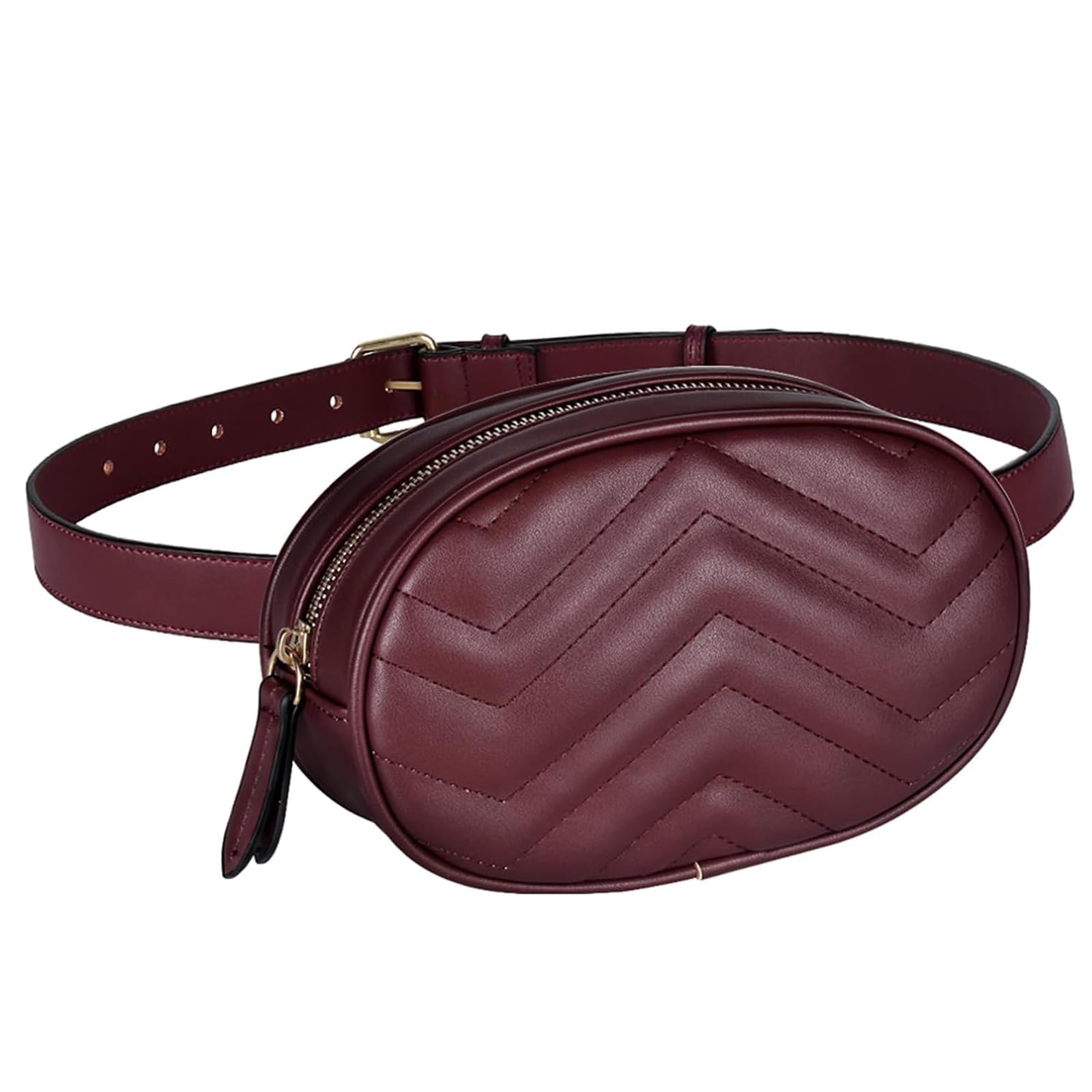 Geestock Marsupio Marsupio da Donna, Marsupi in Pelle PU Impermeabile per Donna Moda Borse Bun per Donne Shopping Feste Viaggi Escursionismo