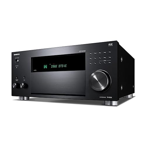 Onkyo TX-RZ50 9.2-Channel AV Receiver - 120 Watts Per Channel, Dirac Live Out of Box, Works with Sonos Certified, THX Certified and More