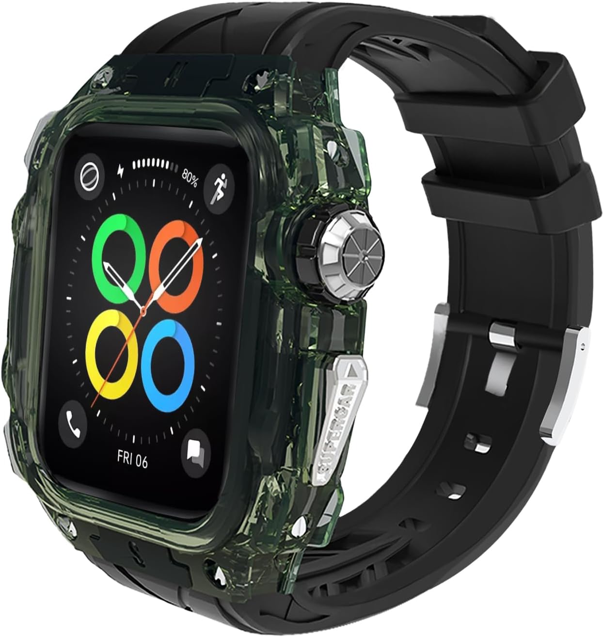 Bands with Case Compatible with Apple Watch 9/8/7 45mm