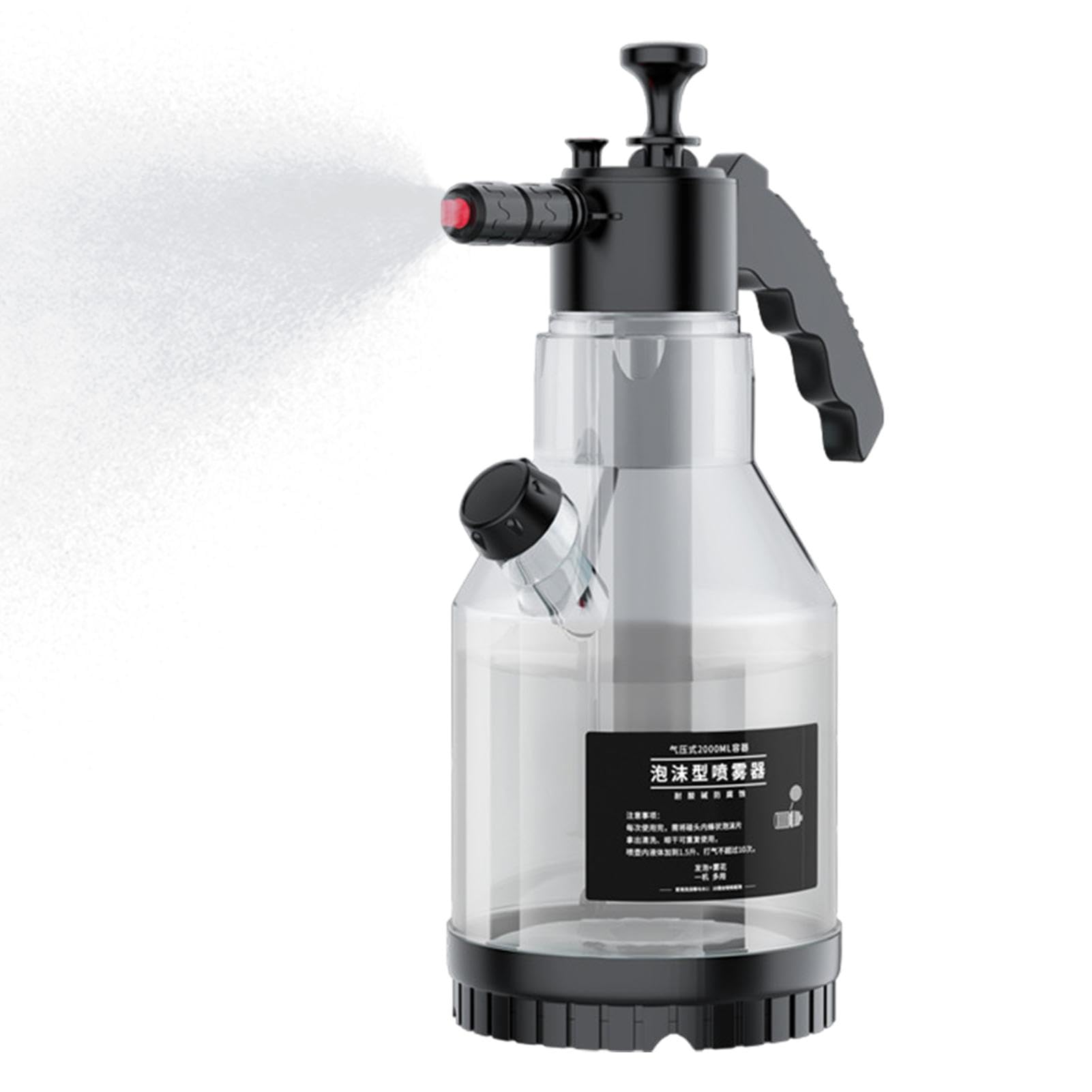 Amazon.co.jp: KEIBIKA 泡スプレーボトル 蓄圧式 フォームガン 2L 大