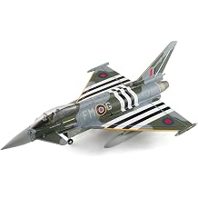 Hobby Master | 172 Scale Diecast Military Aircraft Replica | Eurofighter Typhoon FGR4 ZJ913/FM-G, RAF, 2024 w/2 x Empty Pylon, 1 Center Fuel Tank | Model HA6626b