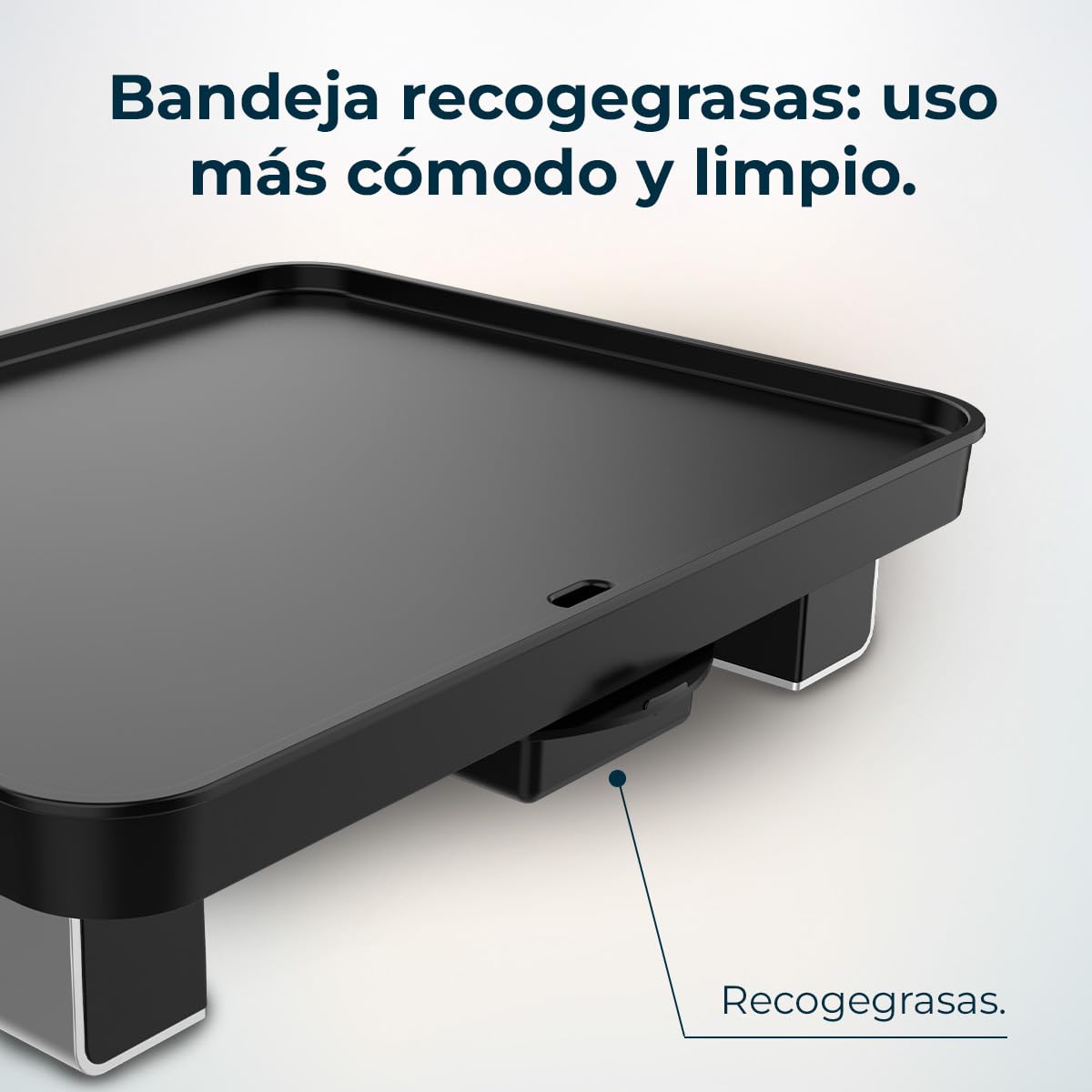 Cecotec Plancha de Asar Eléctrica con Piezas Magnéticas Desmontables Magnet 1800. Plancha de Cocina Grill con 1800W, Aluminio Con Revestimiento De Teflón, Antiadherente, Apta Para Lavavajillas