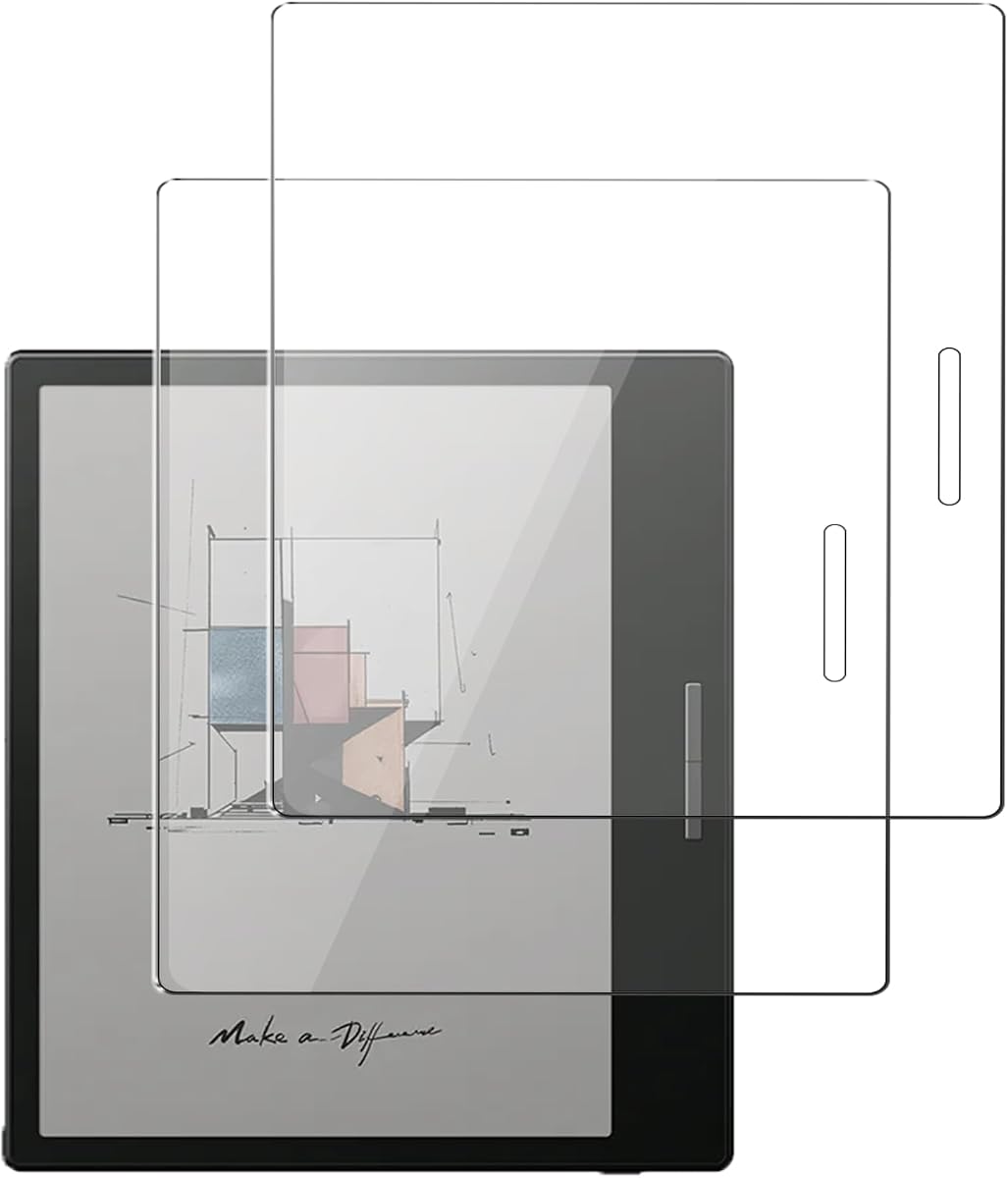 Screen Protector for Onyx Boox Go Color 7(1/2th Gen,2024/2025 Released) 7 Inch, Easy Installation & Anti Glare &Responsive,2 pack
