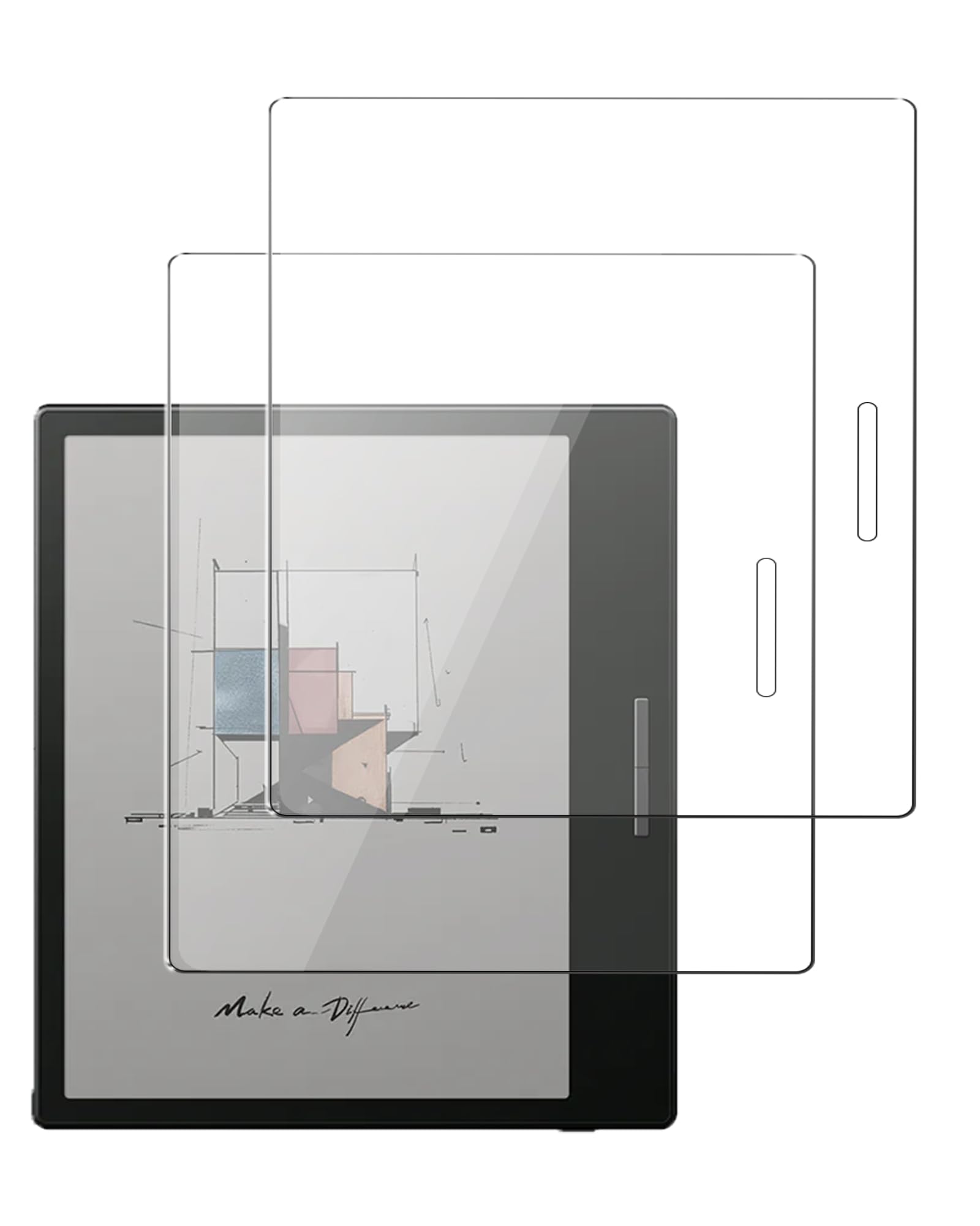 Screen Protector for Onyx Boox Go Color 7(1/2th Gen,2024/2025 Released) 7 Inch, Easy Installation & Anti Glare &Responsive,2 pack