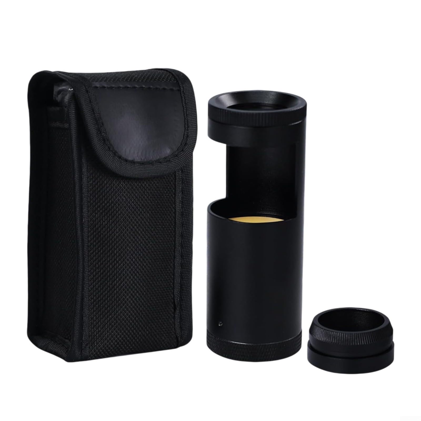 Gemas de filtro polarizadoras iluminadas LED, herramienta óptica de doble lente de mano, carcasa de aleación de aluminio con estuche de almacenamiento
