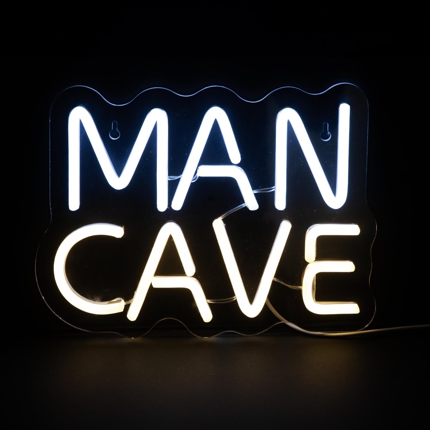 VFM - Man Cave Neon Sign Usb Powered Best Dad Ever Fathers Day Gift Fun Present Great Gift for Dad On Special Occasions - Neon
