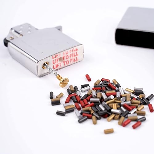 Miniatura 5 de 500 piezas de repuesto de pedernal para encendedor, pedernales de repuesto para encendedores, piedra de pedernal para encendedor de líquidos de