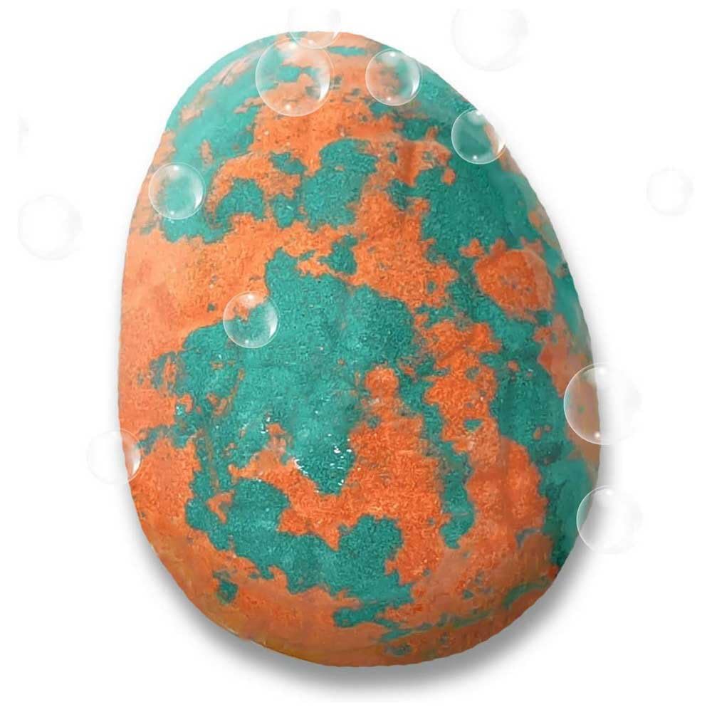 SES Creative 25125 - Dino-Badebomben surprise, Schöne, große Badebombe (160 g), Überraschung für Kinder,kosmetisch getestet