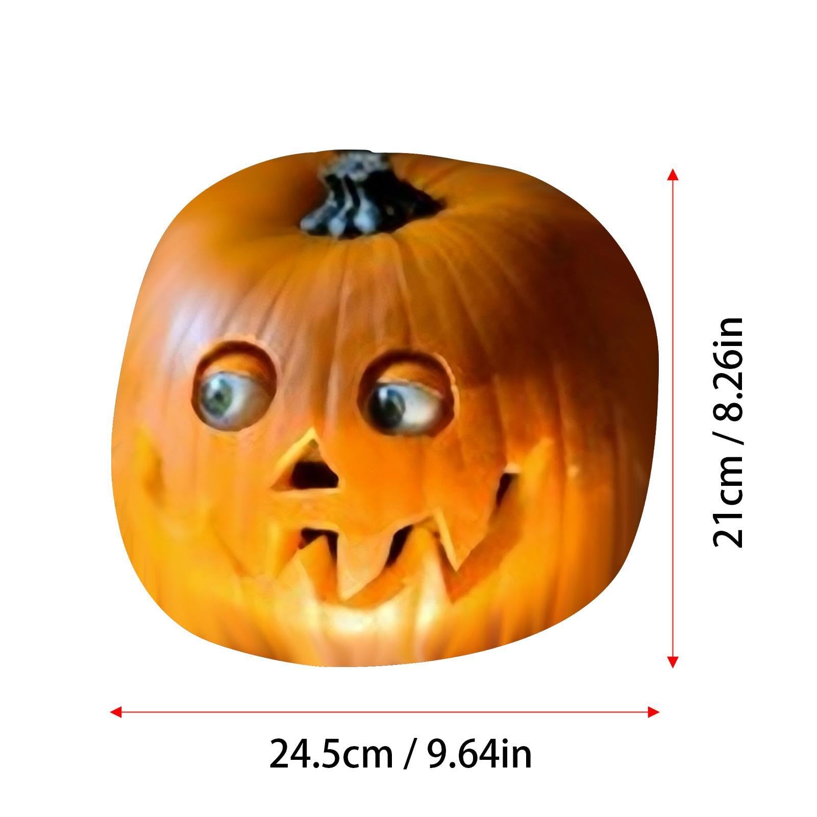 YEAHOME 2 Pali Da Giardino In Metallo Per Halloween, Decorazioni A Forma Di Zucca Con Cappello Da Strega, Jack O' Lantern, Per Esterni - 3