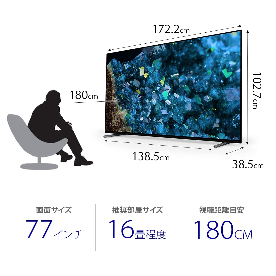 SONY BRAVIA A80J 77インチ 有機ELテレビ 4K 120Hz Sony A80J OLED Review (XR-55A80J, XR-65A80J, XR-77A80J