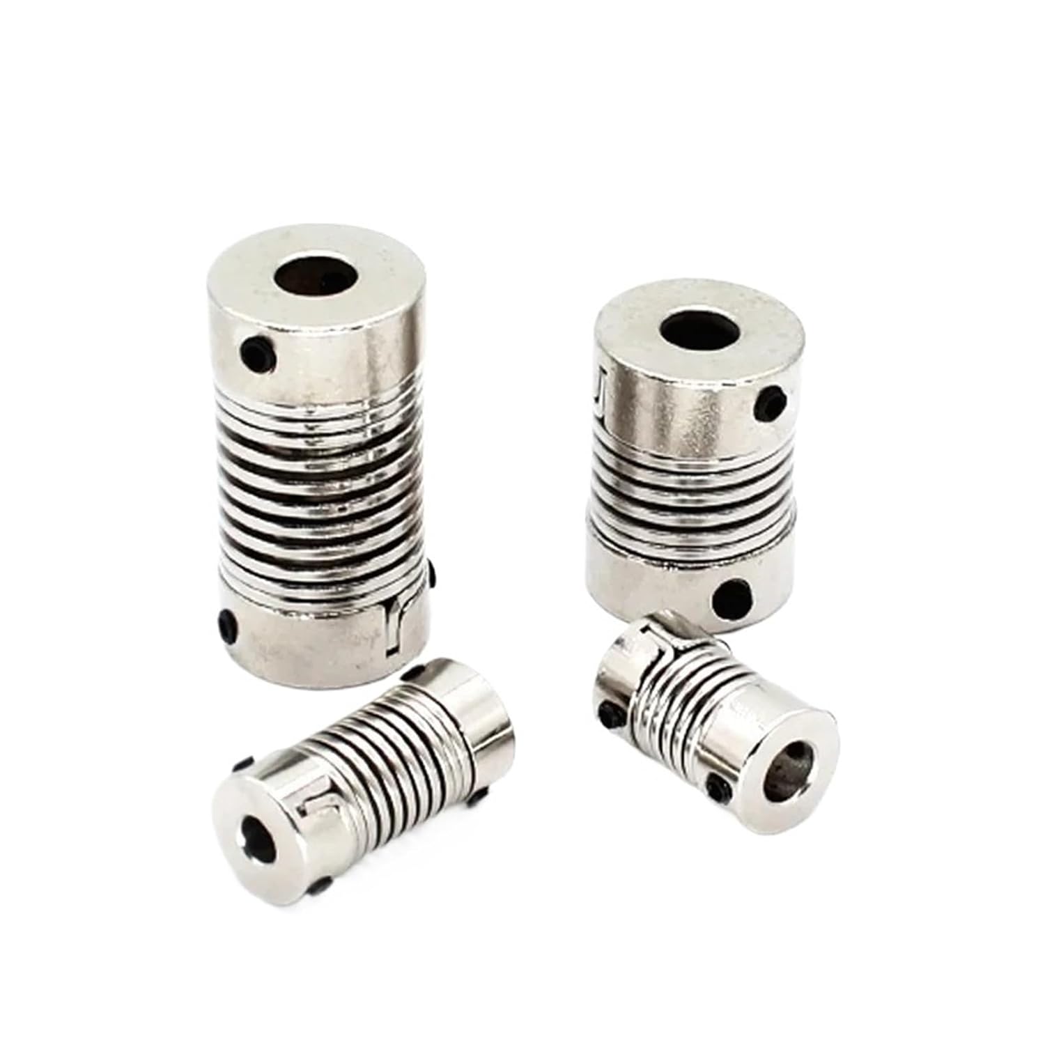 Aluminum Alloy D26L38 Spring Coupling Elastic Coupling is Used for servo Motor, Screw Rod, Shaft Connector, 3D Printer, CNC(6X14)