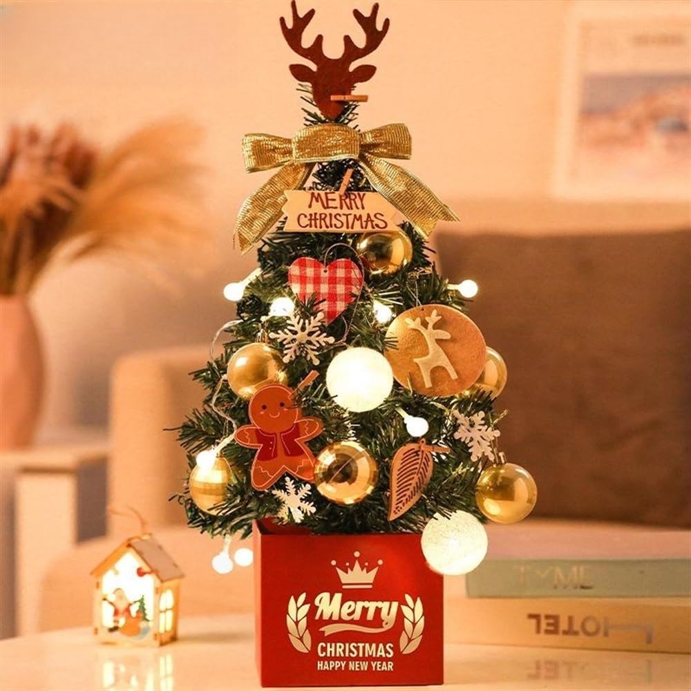 小型クリスマスツリー リボン付き 小型クリスマスツリー リボン付き