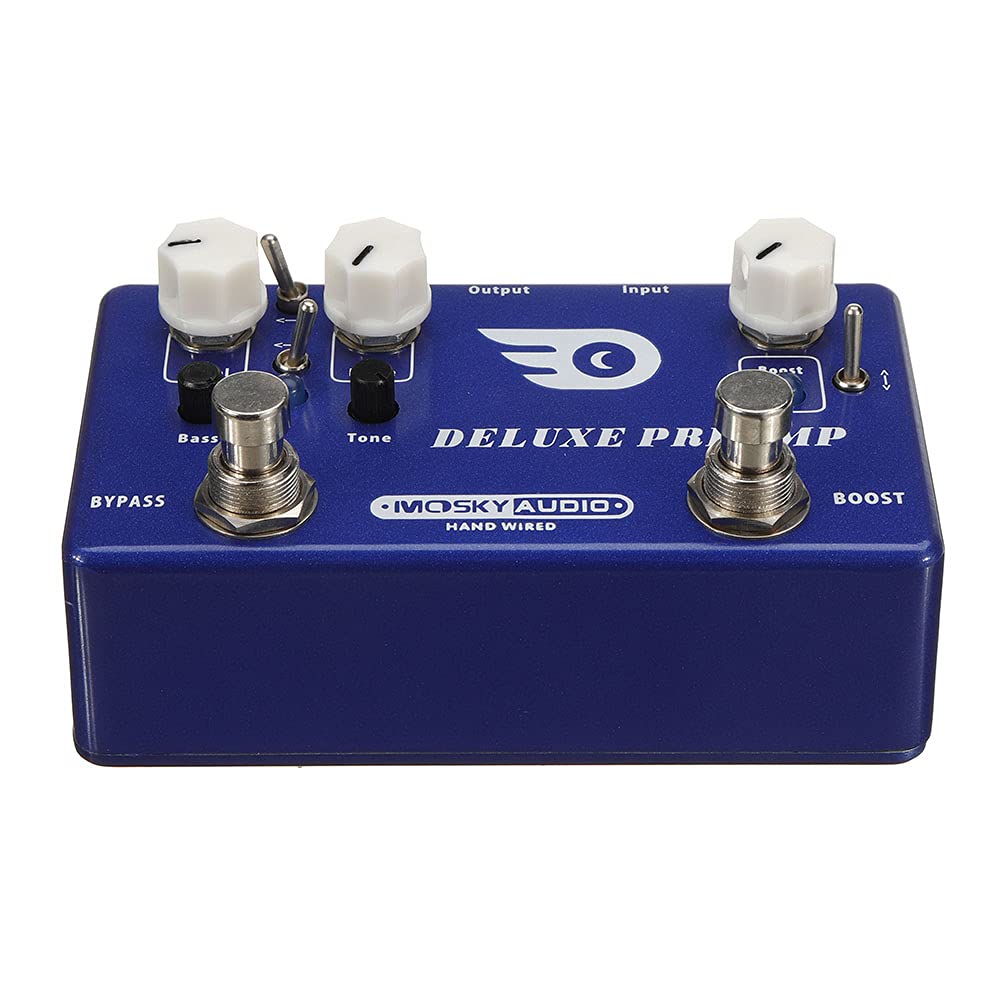 Amazon | Saras Mosky Deluxe Preamp Guitar Effect Pedal 2 In