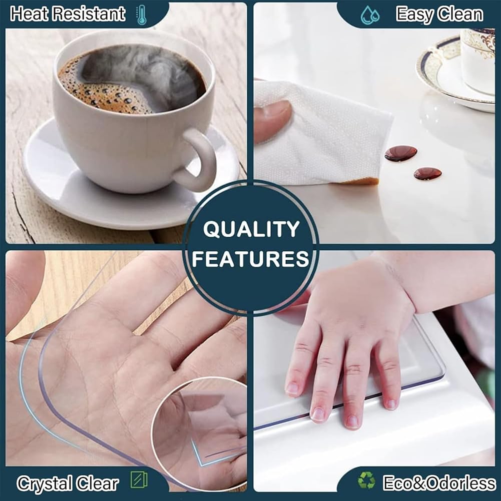 2 Mm Dicker Transparenter Hartbodenschutz, Runde Home Office Stuhl Matte Für Hartholz/Fliesen, Nicht Ausgelöste Schreibtisch Holzböden Teppichschutz,70cm(27.55in)