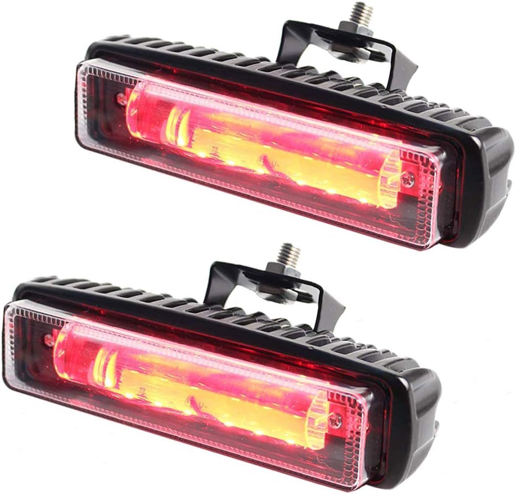 LED Forklift Safety Light 30W 2Pack RED Warehous Warning Lights 10-80V DC (2Pcs 30W Red)