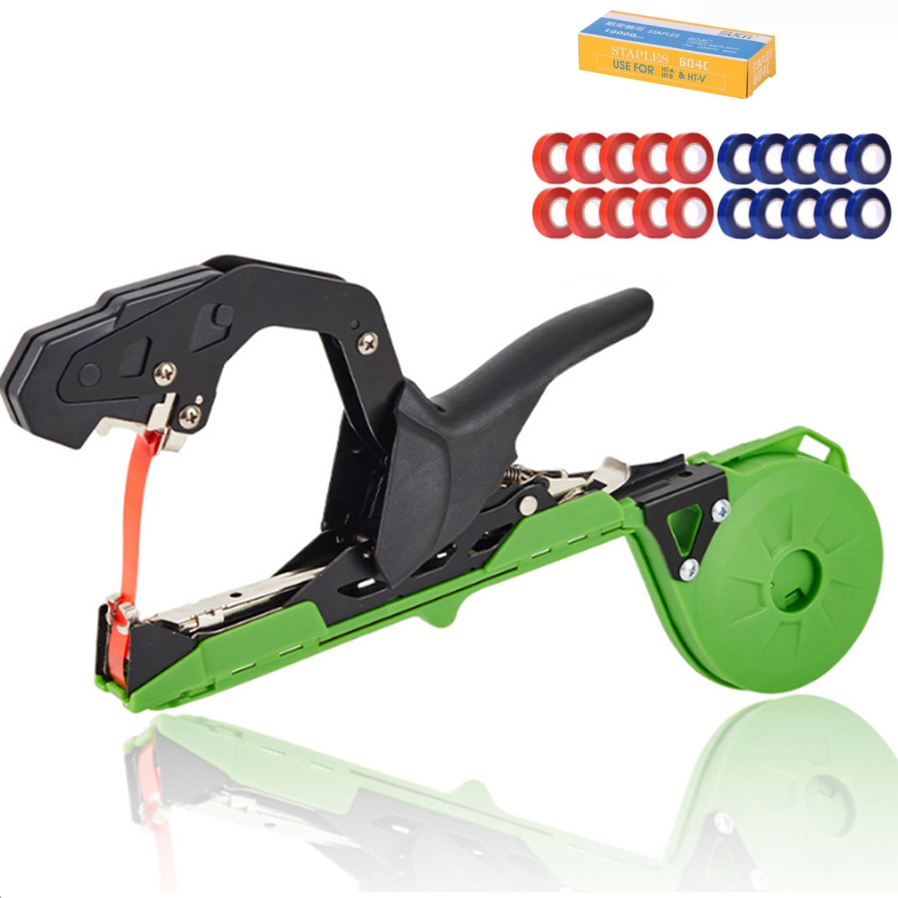 Amazon.co.jp: 誘引結束機 園芸用結束機 テープナー 園芸誘引結束器