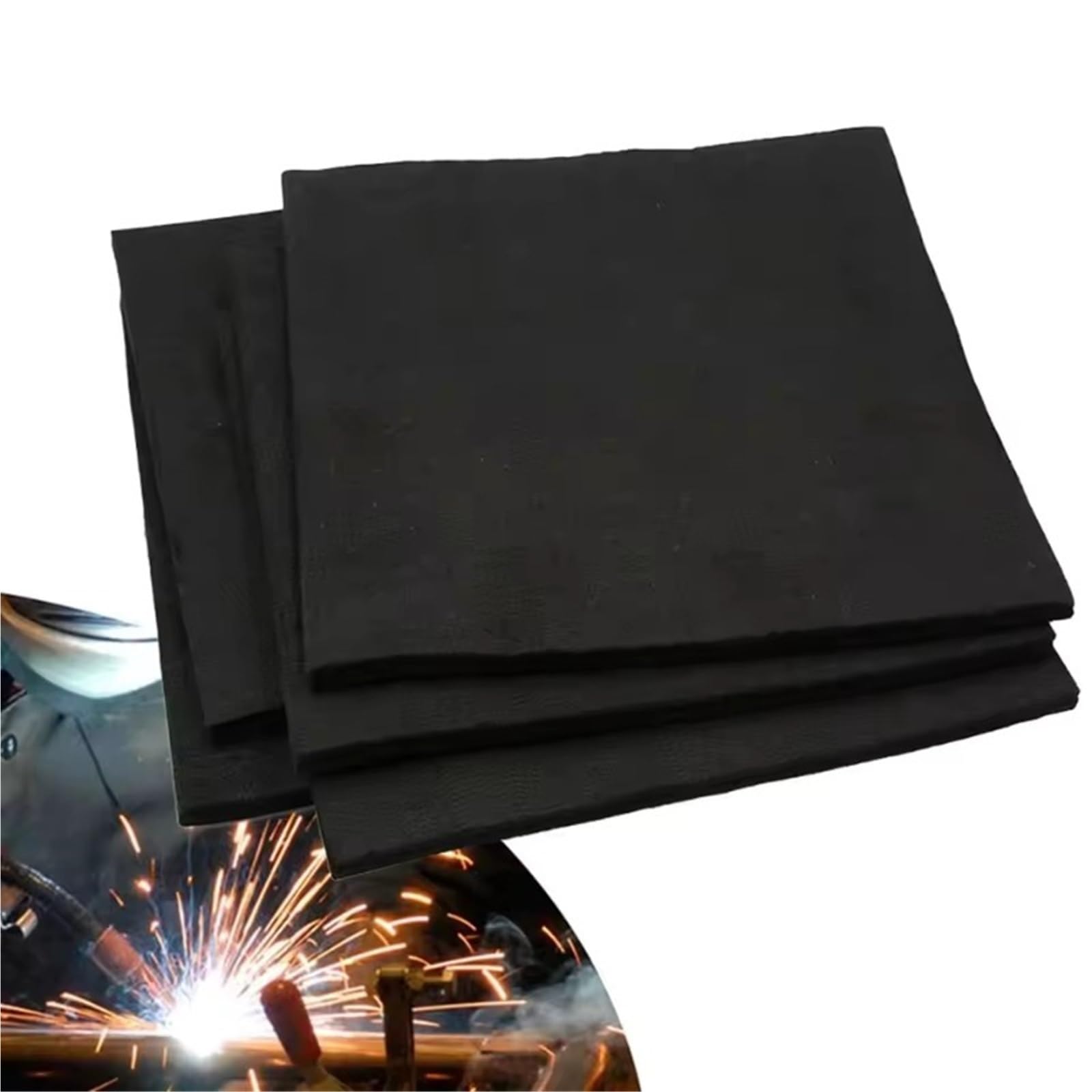 Soudage Ignifuge Feutre de Coton soudage Couverture isolée Fibre Coupable Isolation Tapis Pad pour Soudage/Découpage(50x100cm)