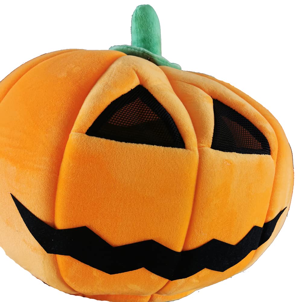 Halloween Plüsch Kürbis Kopf Maske Maskottchen Kostüme Erwachsene Cartoon Kostüme Gelb