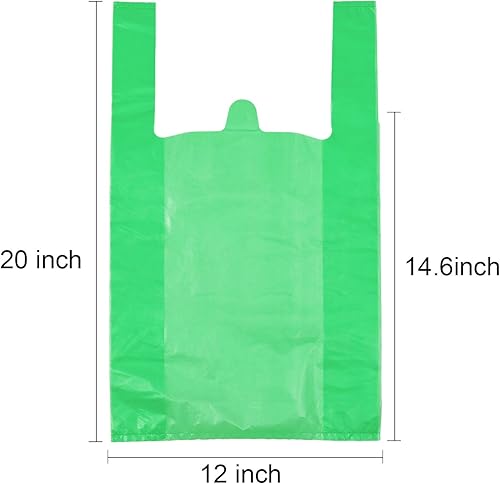 Miniatura 2 de LazyMe Bolsas para camisetas, bolsas de plástico con asas para comestibles, venta al por menor y día de San Patricio, bolsas de plástico para