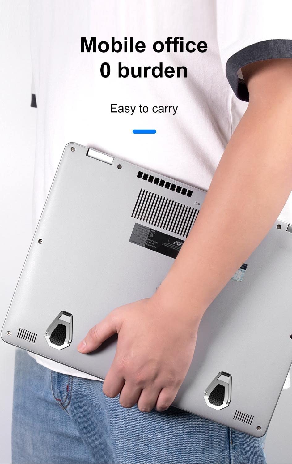 Stojak na laptopa przenośny stojak na laptopa akcesoria suporte notebook składany mini uchwyt chłodzący akcesoria uchwyt regulowany stojak na laptopa