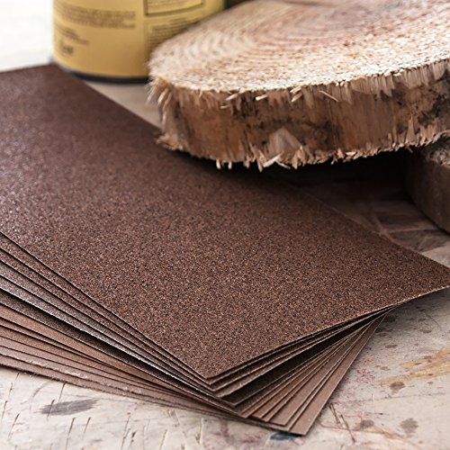 角利(KAKURI) 紙ヤスリ セット 12枚入(#80) 93x230mm 木材 金属 ペンキ サビ バリ取り 汚れ落とし 荒磨き 下地磨き 仕上げ磨き やすり ペーパー サンダー 削る 18170003 5枚目