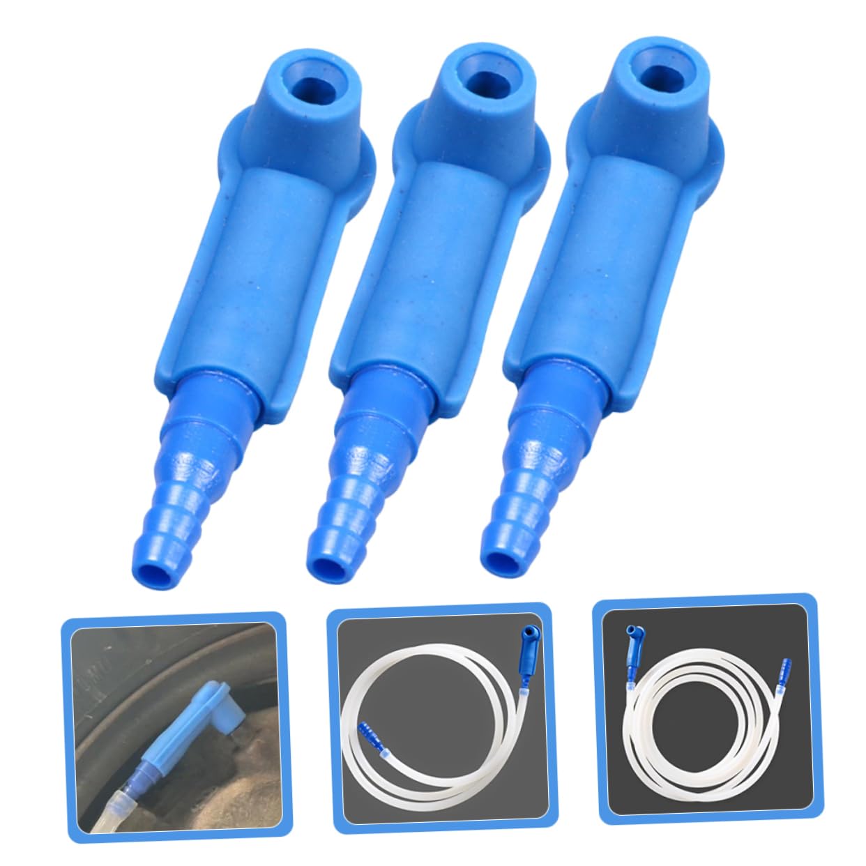 FUNOMOCYA 8Pcs Brake Fluid Changer Adapter Oil Bleeder Connector for Quick Fluid Exchange Compatible with Various Car Models Durable and Versatile