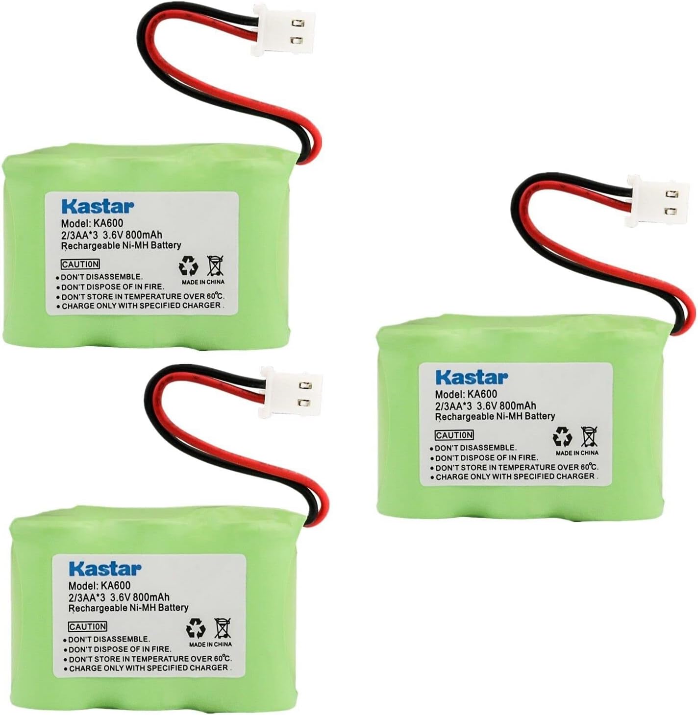 Kastar Battery Replacement for Kaito KA500 KA550 KA600 5