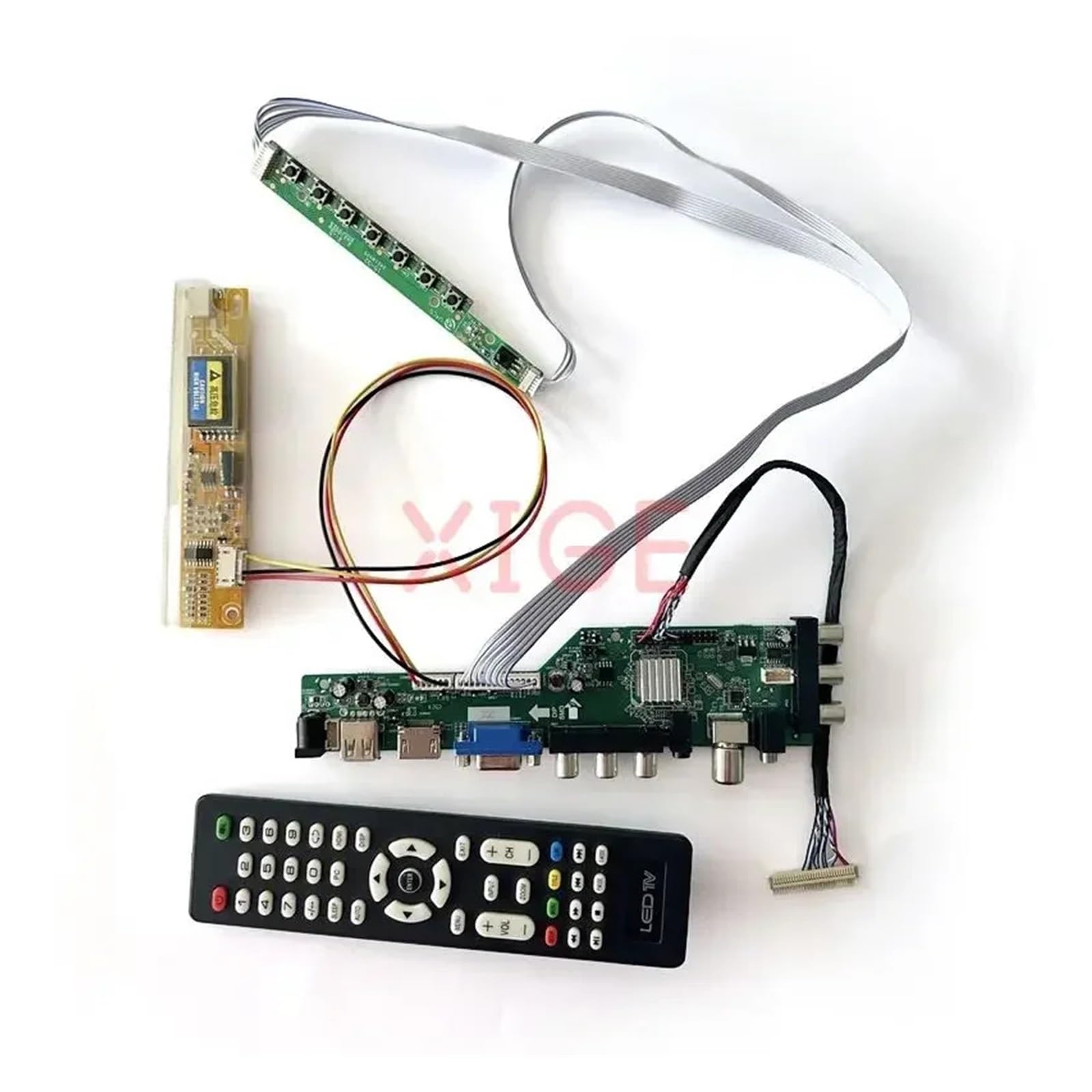 For N154I1 N154I2 N154I3 N154I5 Scheda Driver USB + HDMI + VGA + AV + IR Display LCD 1CCFL 1280 * 800 LVDS-30Pin Kit FAI DA TE Segnale DVB Digitale | For N154I3-L01