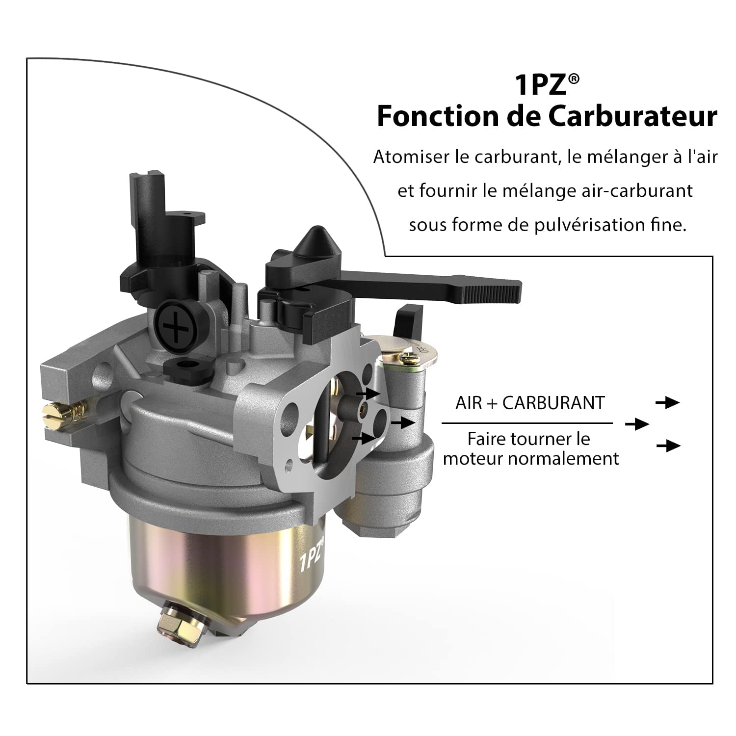 Carburatore Per Generatore GX160 GX200 168F - Con Guarnizione E Isolante Inclusi - Foto 5