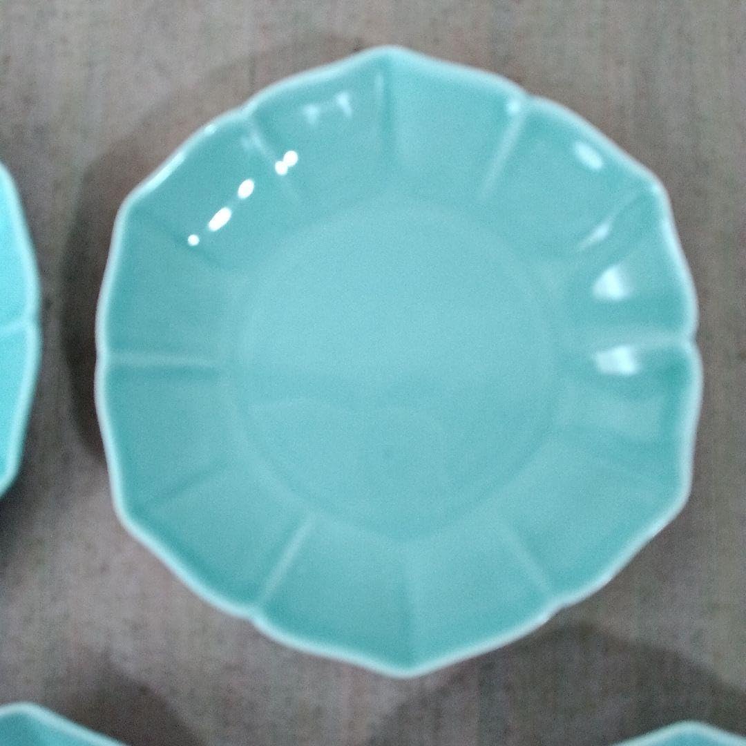 有田焼 青藍窯 古伊万里 金彩 花鳥 八角皿 銘々皿 5客セット 有田焼 仁