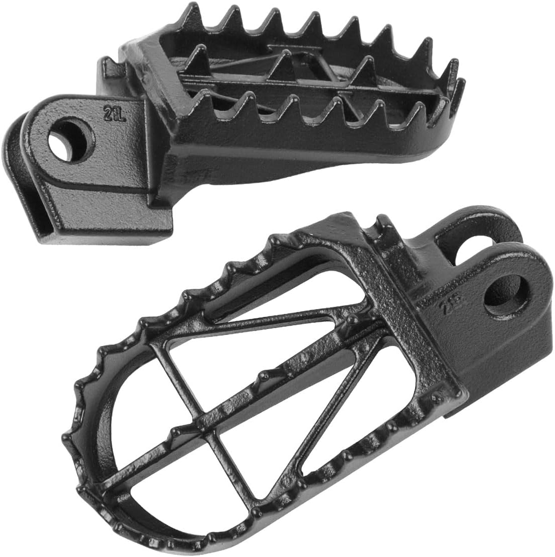 ZETA Racing D3035 (D48-02-521) D3035 (D48-02-521) Wide Foot Pegs Chromoly Mid Width: Approx. 2.0 inches (50 mm) Stable Riding, Standing, Mud Drainage, Chromoly Steel, High Strength, Heavy Duty,