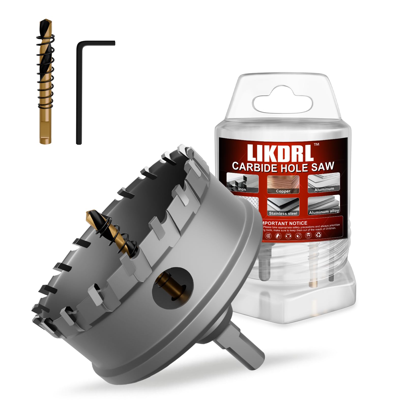 Carbide Hole Saw for Stainless Steel - 1 Inch -11