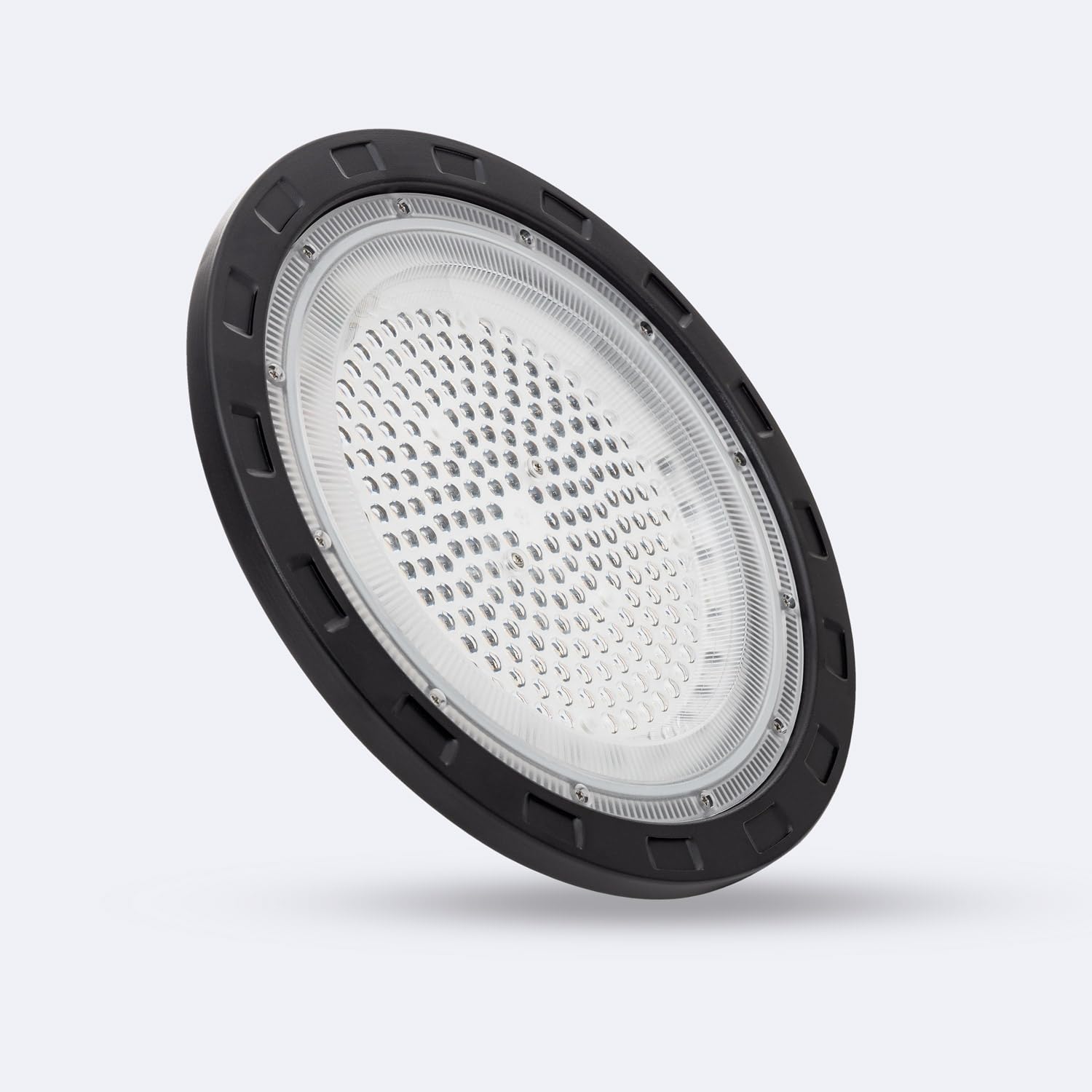 LEDKIA LIGHTING - Campana LED UFO 150W | 120lm/W | 18000lm | Design Slim per Interni/Esterni, Bianco Naturale 4000K, Alluminio