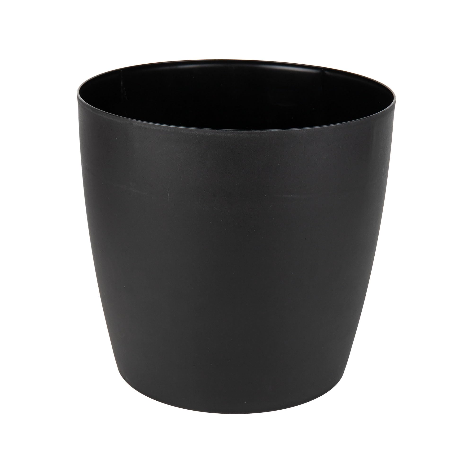 Cofan Pack de 6 Macetas o Venta unitaria de Polipropileno Redondas | Color: Negro | Medidas: 30 x 28 cm | Dale Vida a Tus Plantas con Estilo (6, 30 x 28 cm)