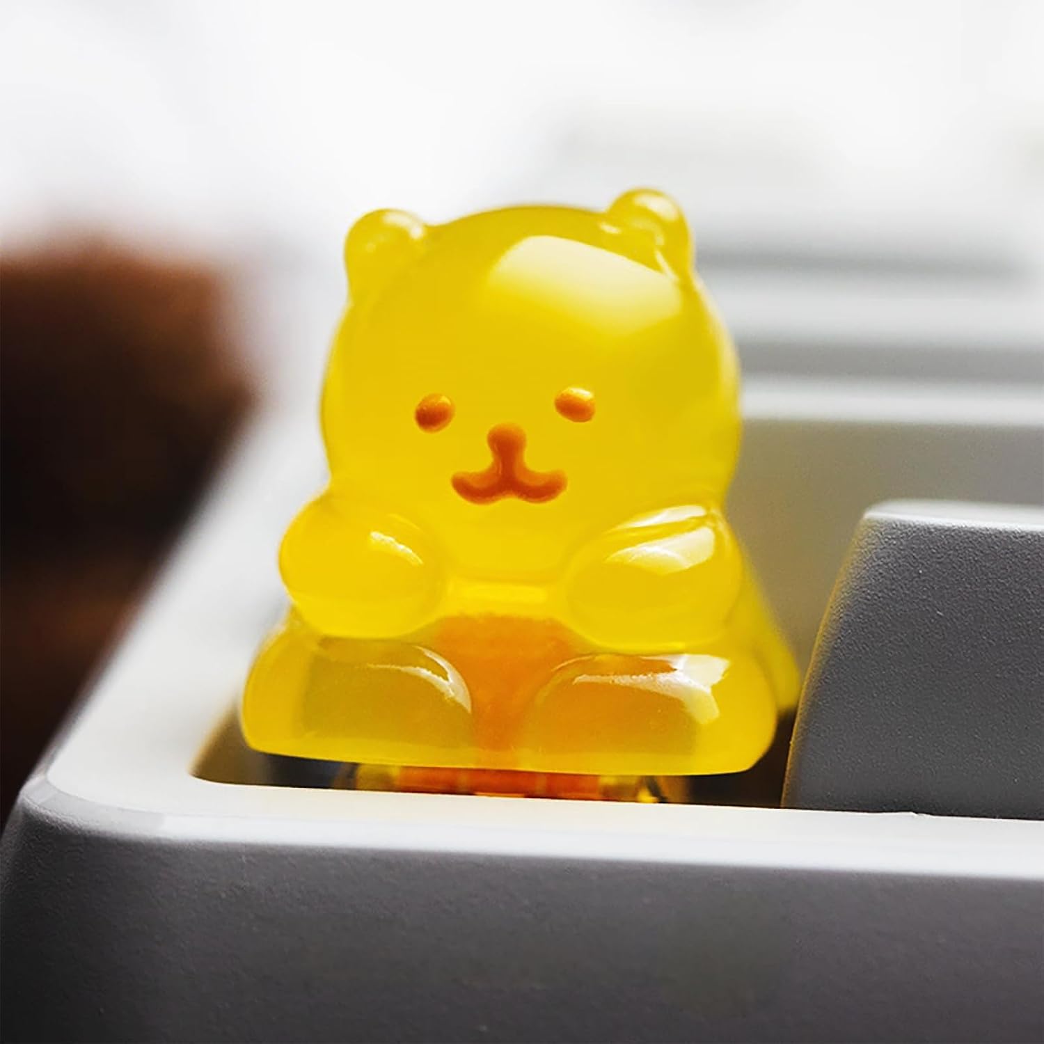 Cute Bear Keycap - Custom Artisan ESC Keycap for Mx Switches Keyboard