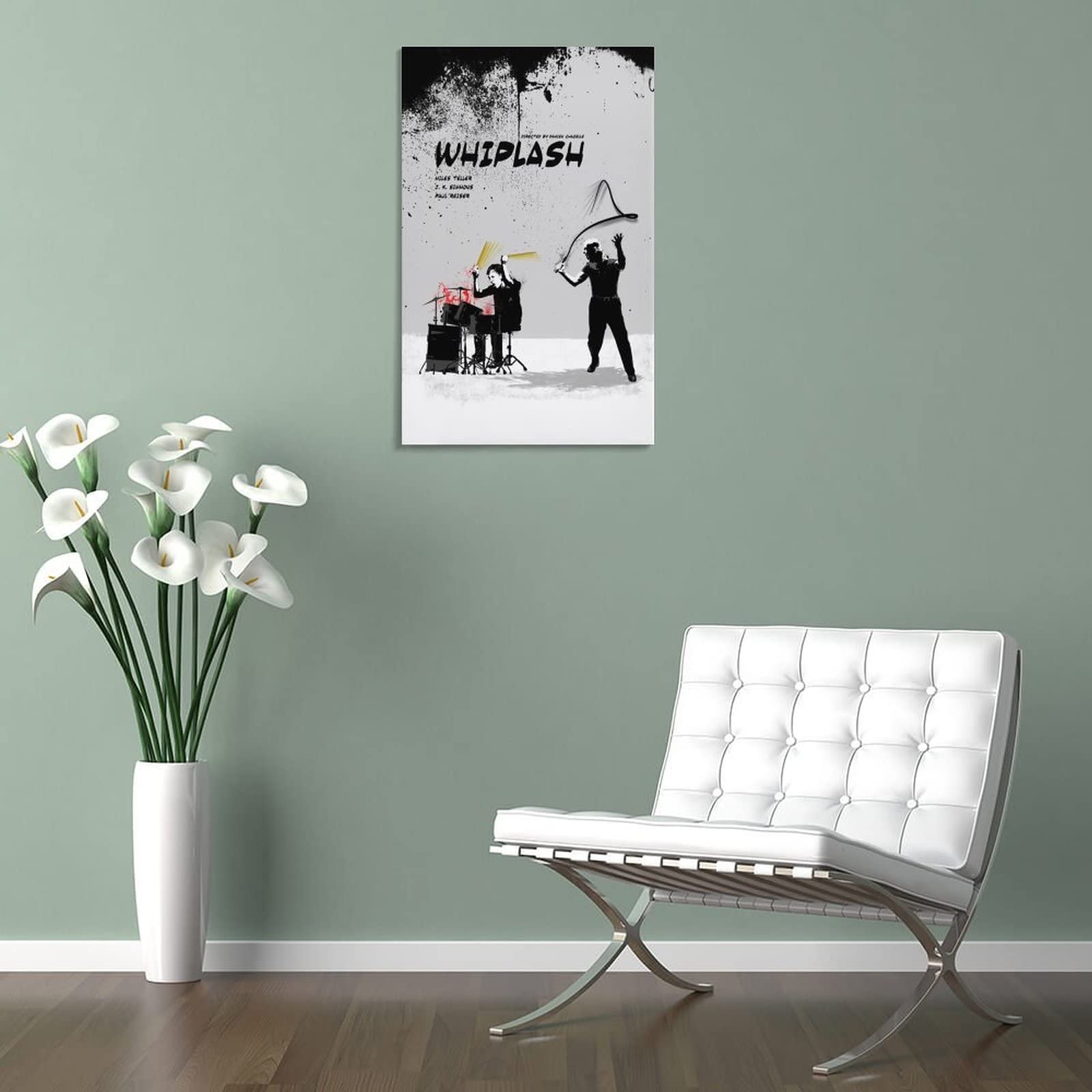 Poster décoratif sur toile du film Whiplash pour chambre à coucher, salon, chambre à coucher - 40 x 60 cm