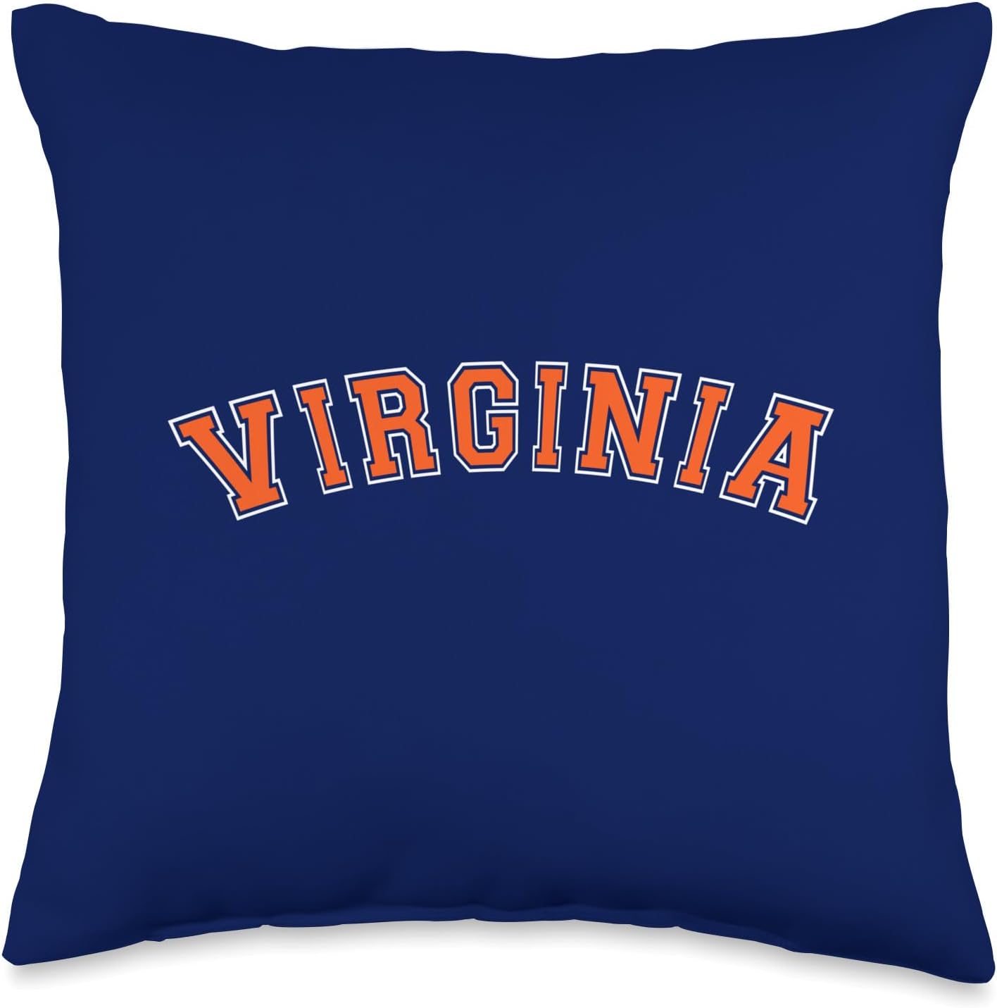 Virginia USA Patriotic Birthday School University Gift Throw Pillow