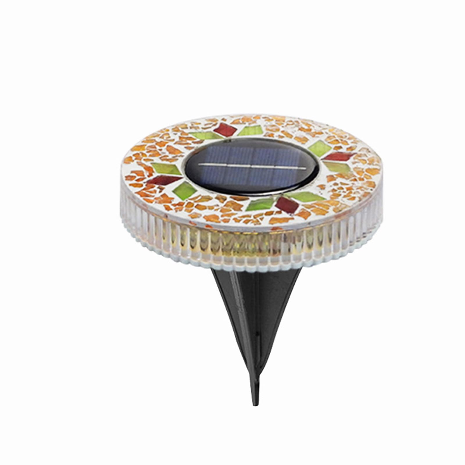 Solar Lights Outdoor Garden, Garden Lights, Solar Gardens Light, Gardens Solars Light, Outdoor Lightssolar Powered, Automatic Lawns Lamp Illuminations, Round Shape Ground for Pathway Decoration