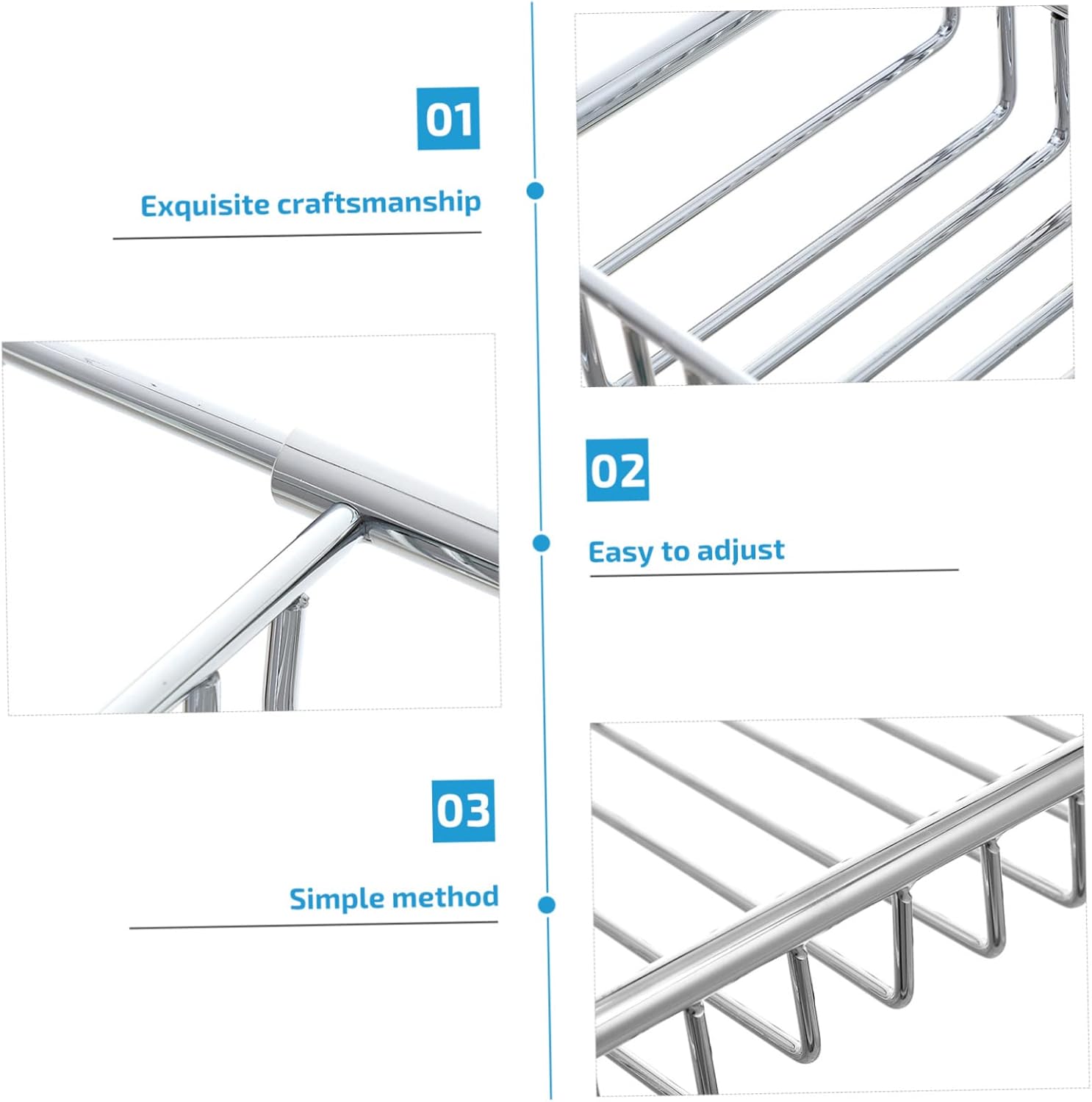 Bathtub Shelf Bathtub Storage Organizer Expandable Bath Table Metal Bathtub Tray Expandable Tray Bathtub Table Tray Over Tub Bath Tray Storage Basket Sink Stainless Steel