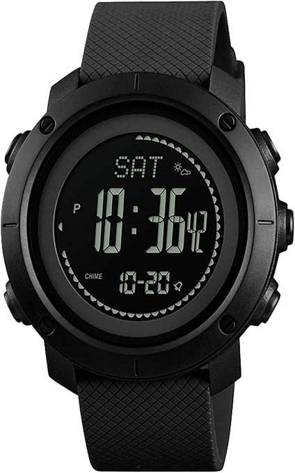Orologi da Uomo Bussola Sport Impermeabile Orologio ABC Ragazzi  Sopravvivenza Pedometro Cronometro Altimetro da Esterno Barometro  Termometro Orologi : Amazon.it: Orologi