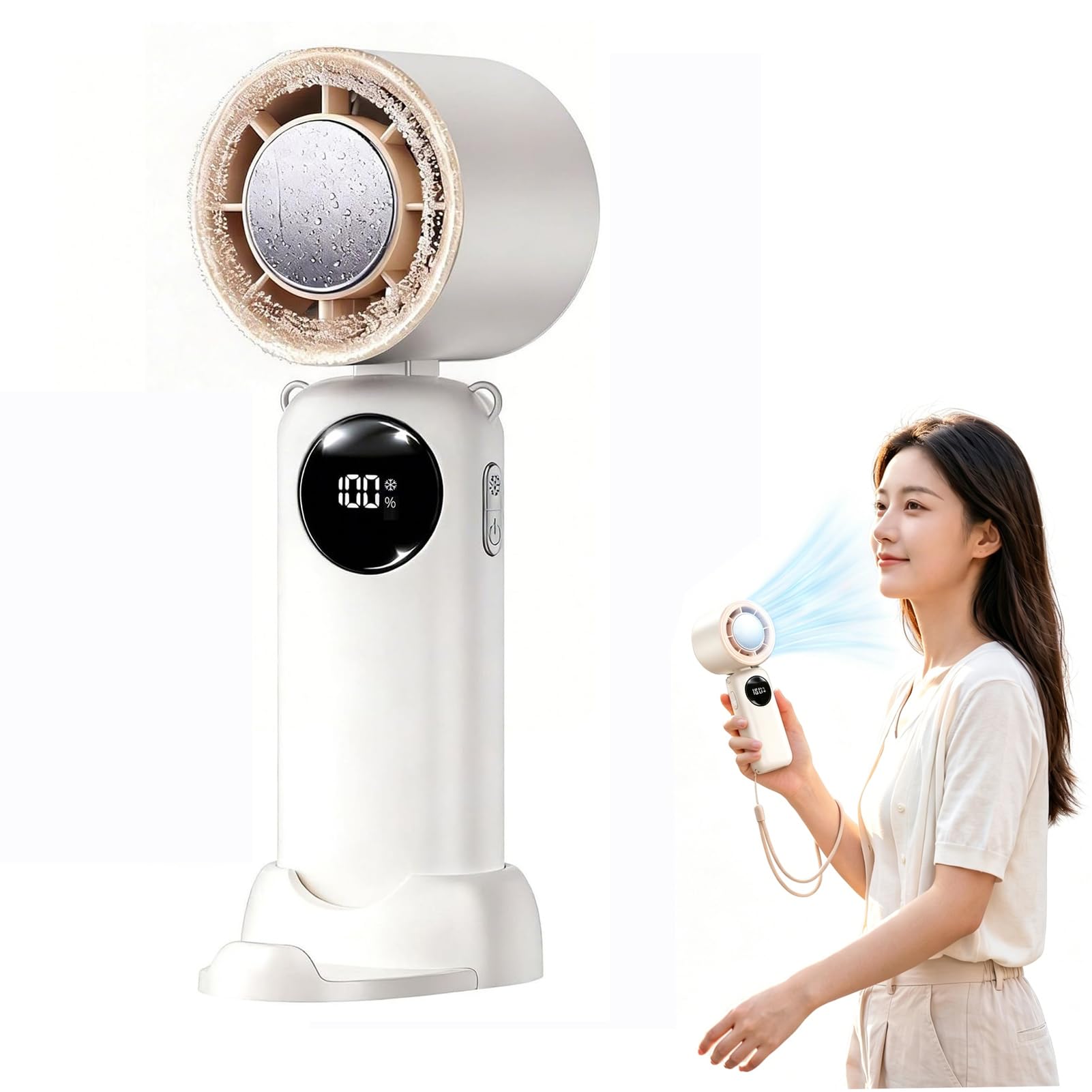 Mini ventilateur anti canicule pour rester au frais partout en été