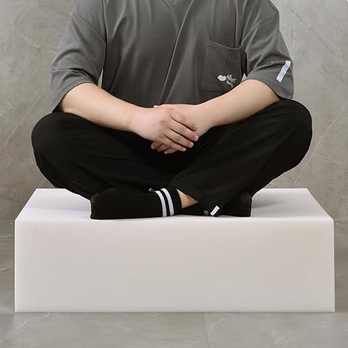 Miniatura 8 de Kiyeocca Cojín de asiento de espuma personalizado para banco, ventana, rincón de interior, exterior, muebles de patio, almohadilla de espuma de alta